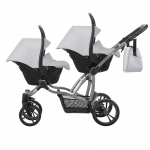 Kočík pre dvojičky Bebetto 42 GRAPHITE - col.03
